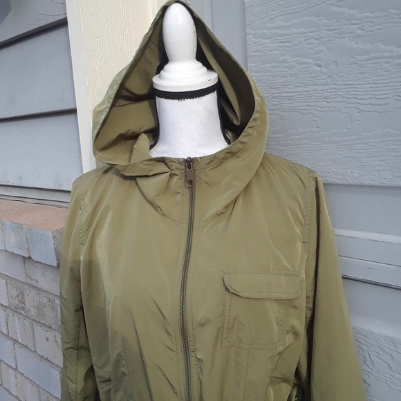 SALE J. Jill hooded zip drawstring waist jacket - Picture 2 of 8
